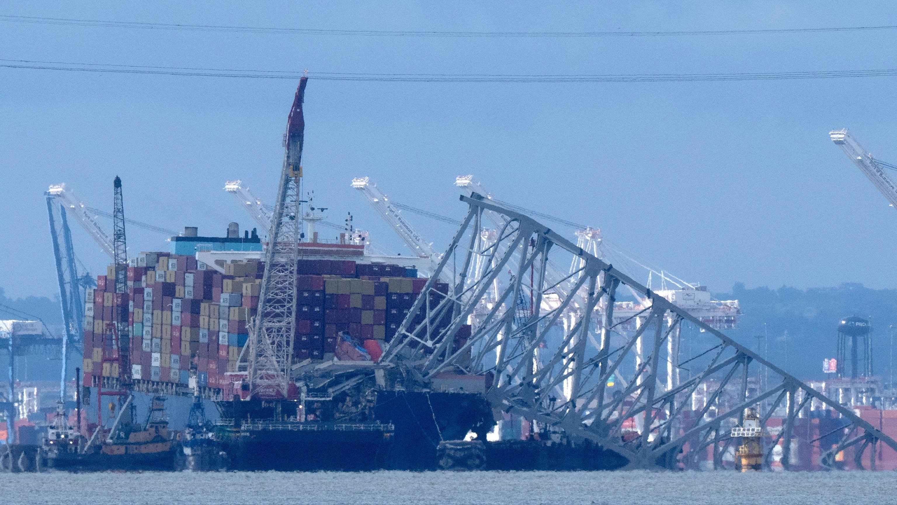 Controlled demolition at Baltimore bridge collapse site on track