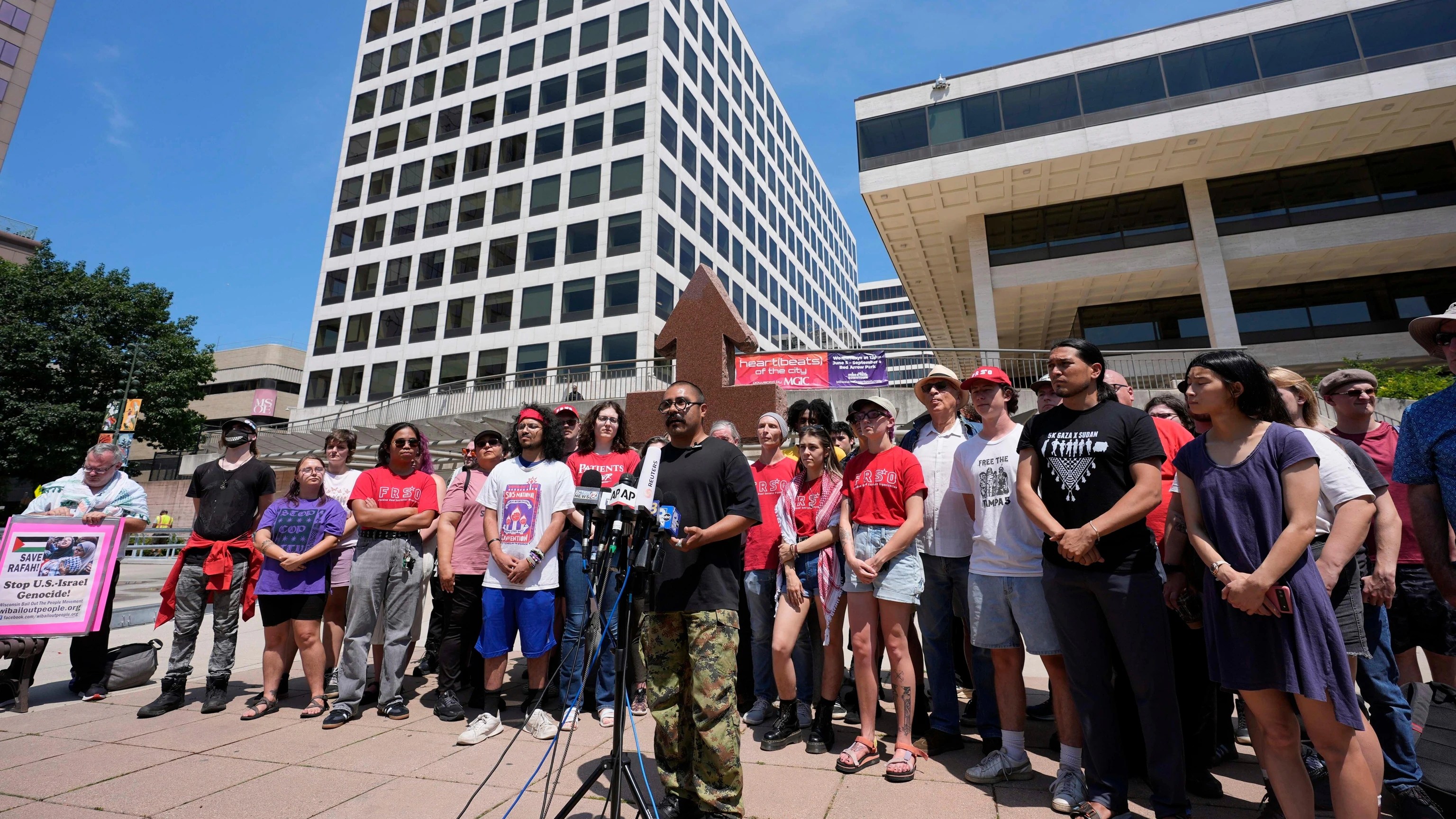 GOP convention protests are on despite shooting at Trump rally