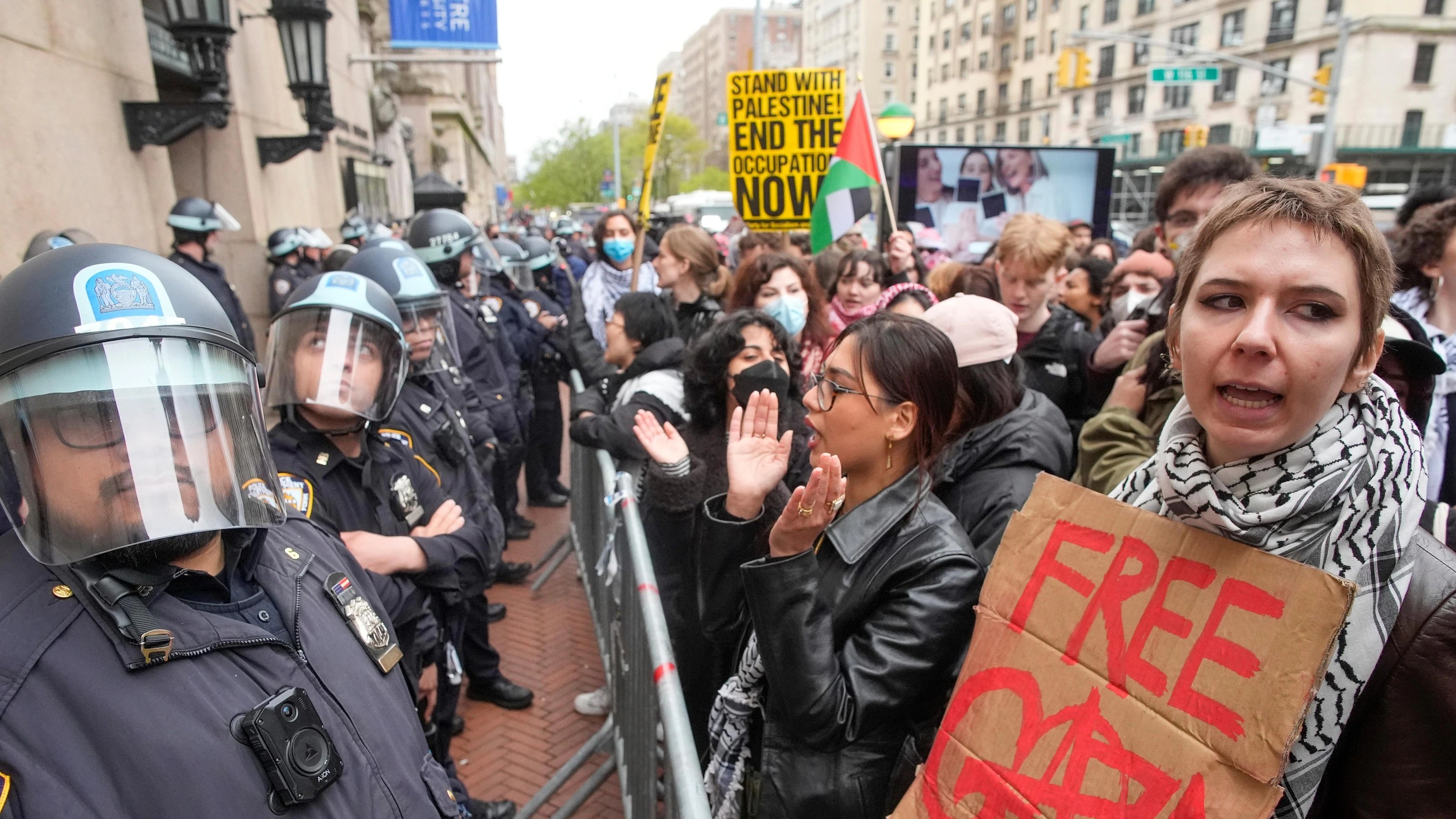 Columbia lets students attend class online amid protests over Israel’s war in Gaza