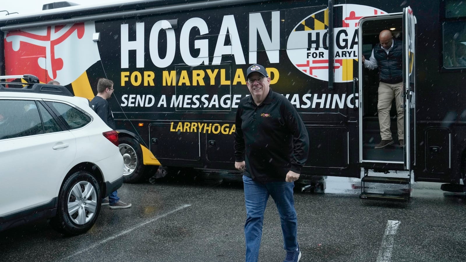 Anti-Trump Republican Larry Hogan navigates dangerous political terrain in pivotal Senate contest