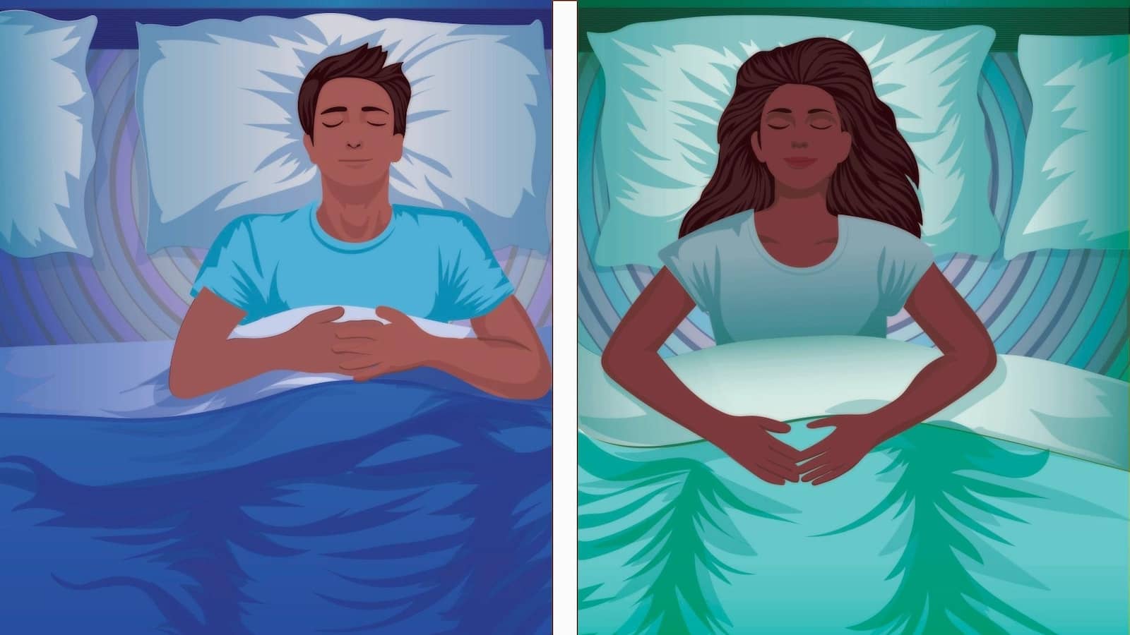 Specialists say there are benefits to couples sleeping separately