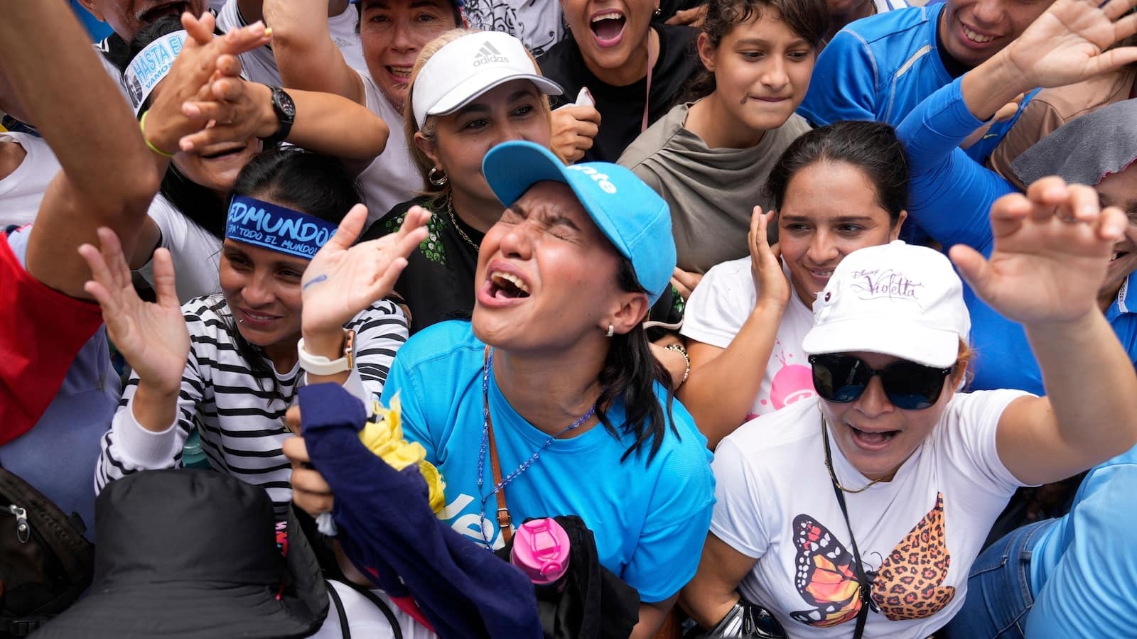 AP PHOTOS: Venezuelans rally ahead of election many see as biggest threat yet for President Maduro