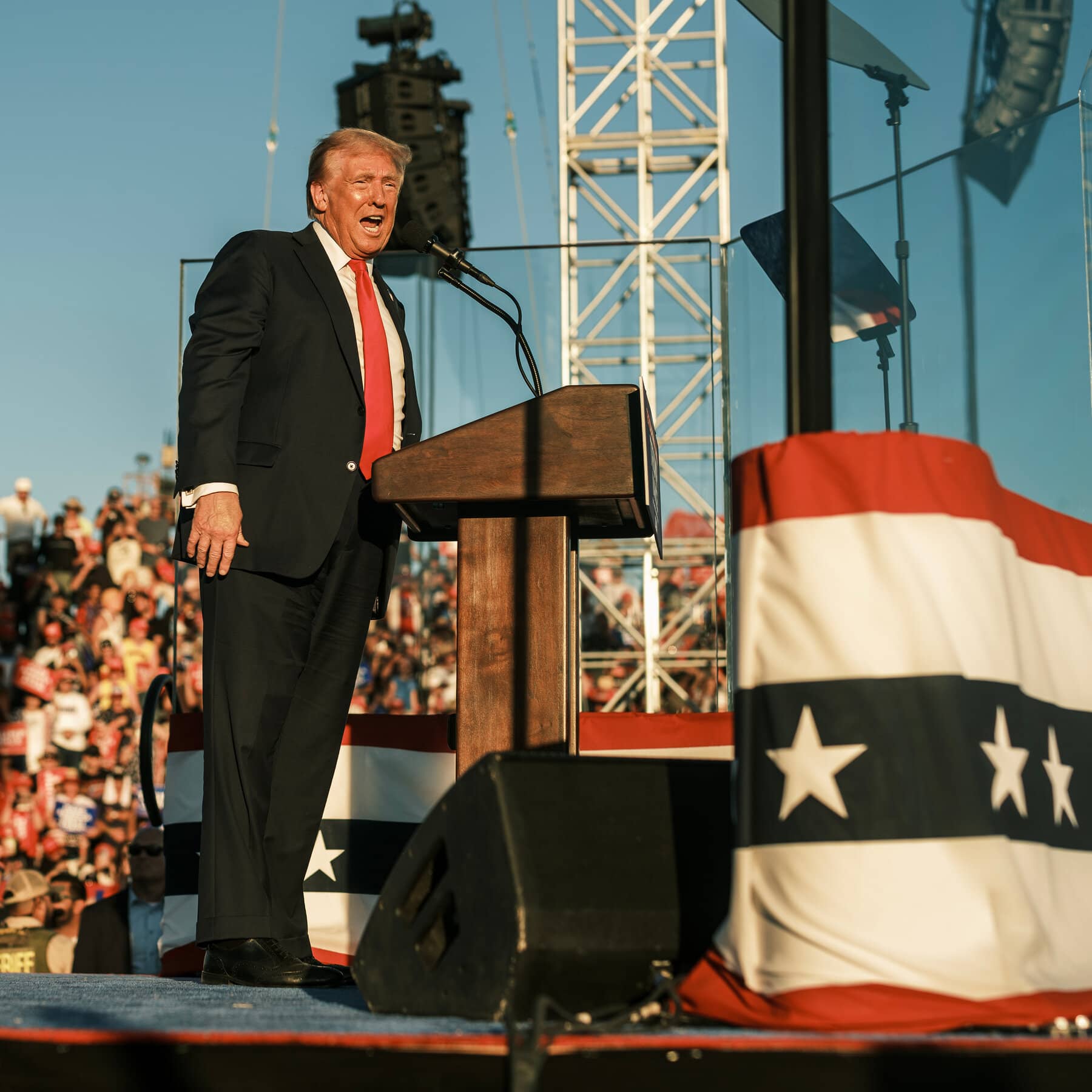 Man Is Arrested on Weapons Charges Heading to Trump Rally in Coachella, Officials Say