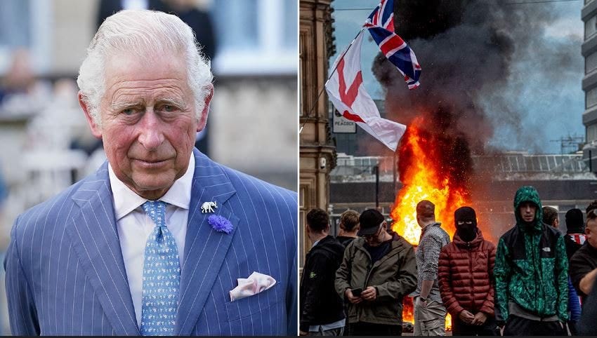 King Charles lauds ‘resilience’ over ‘aggression’ in riots after criticism he didn’t condemn UK unrest sooner