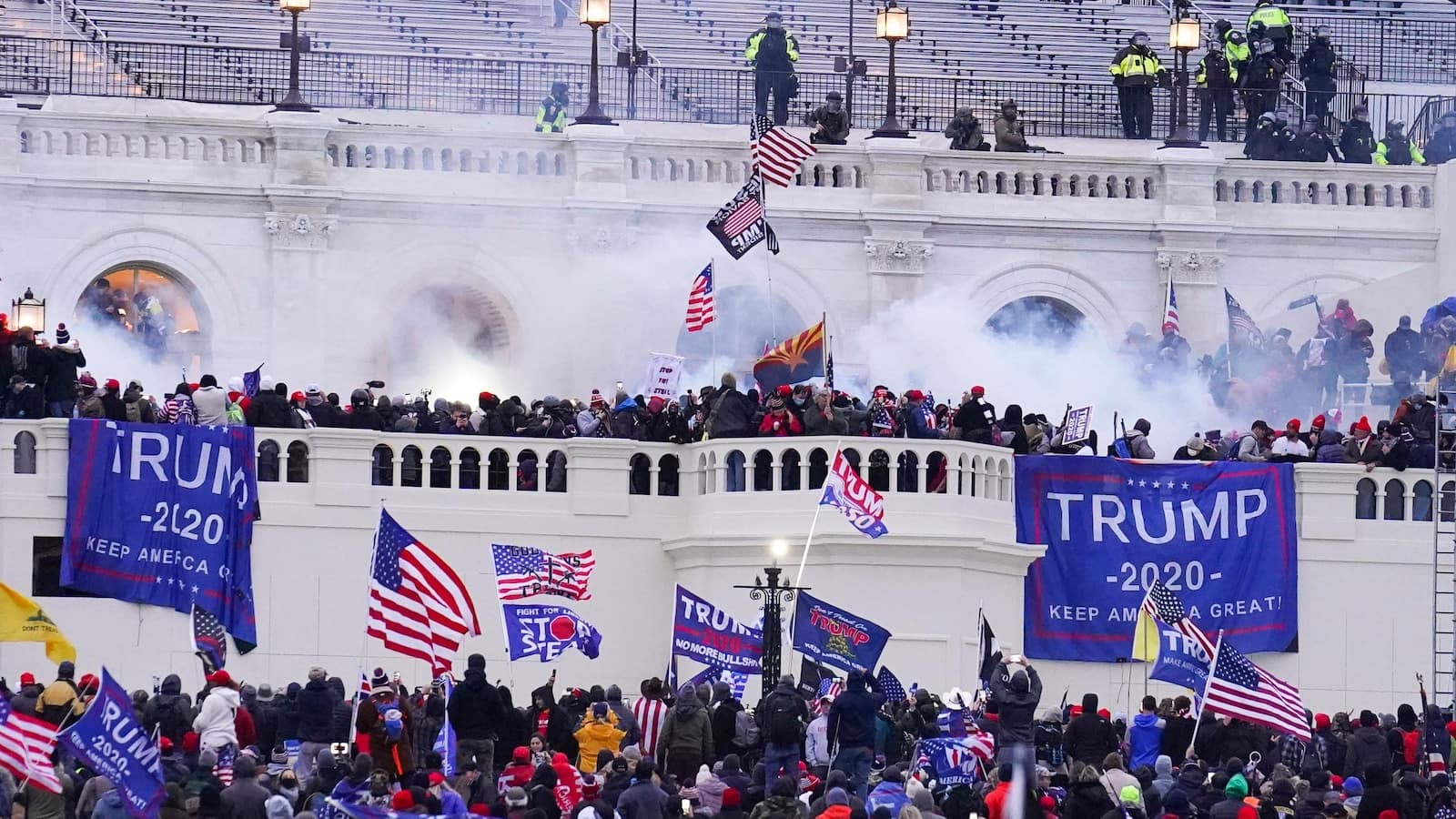 11 strikes in 16 seconds: One Capitol rioter’s violent attack on police with a hockey stick