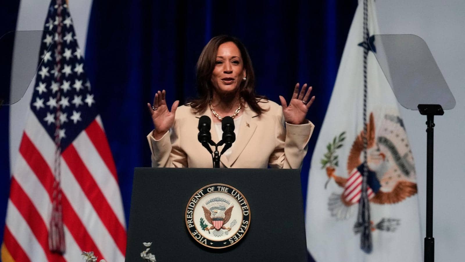 The Latest: DNC says it’s investing in state parties as Harris campaign raises 0 million