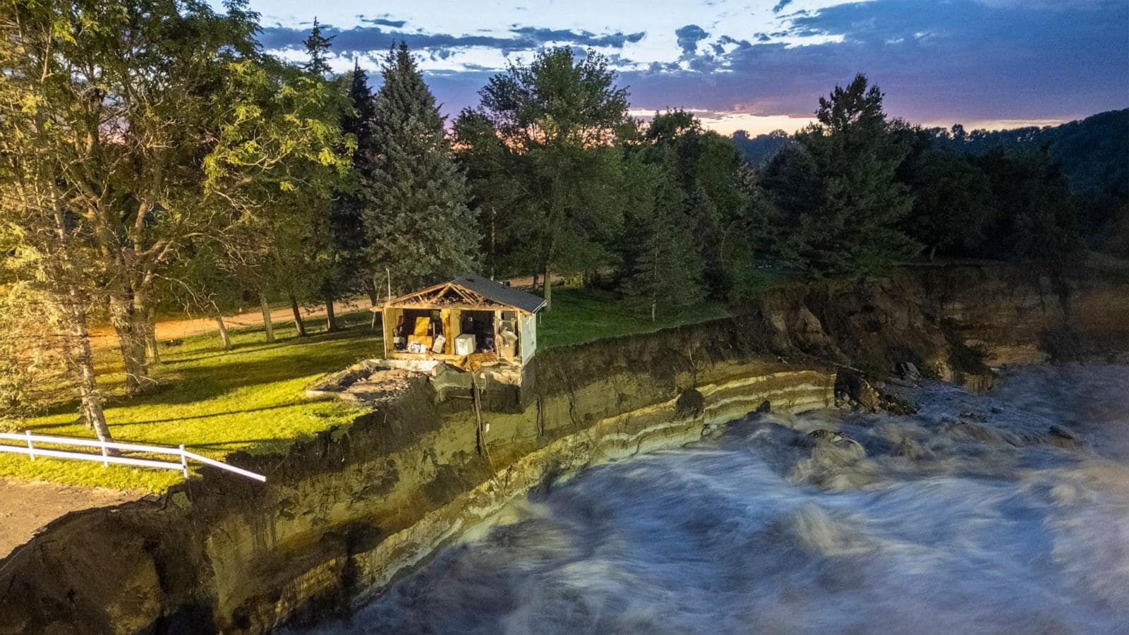 Minnesota family store is demolished from its perch near dam damaged by surging river