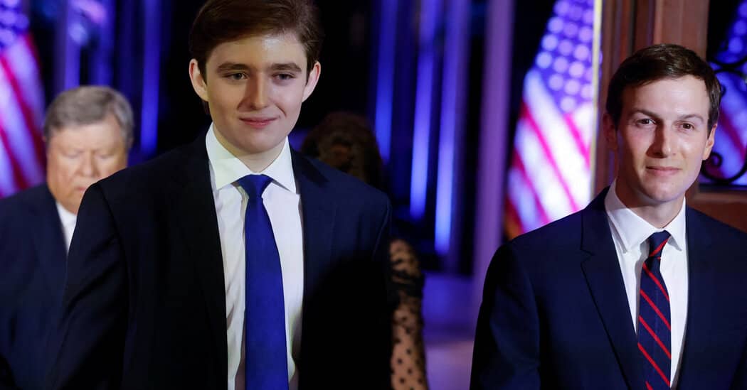 Barron Trump Is Picked to Be Delegate at the Republican Convention