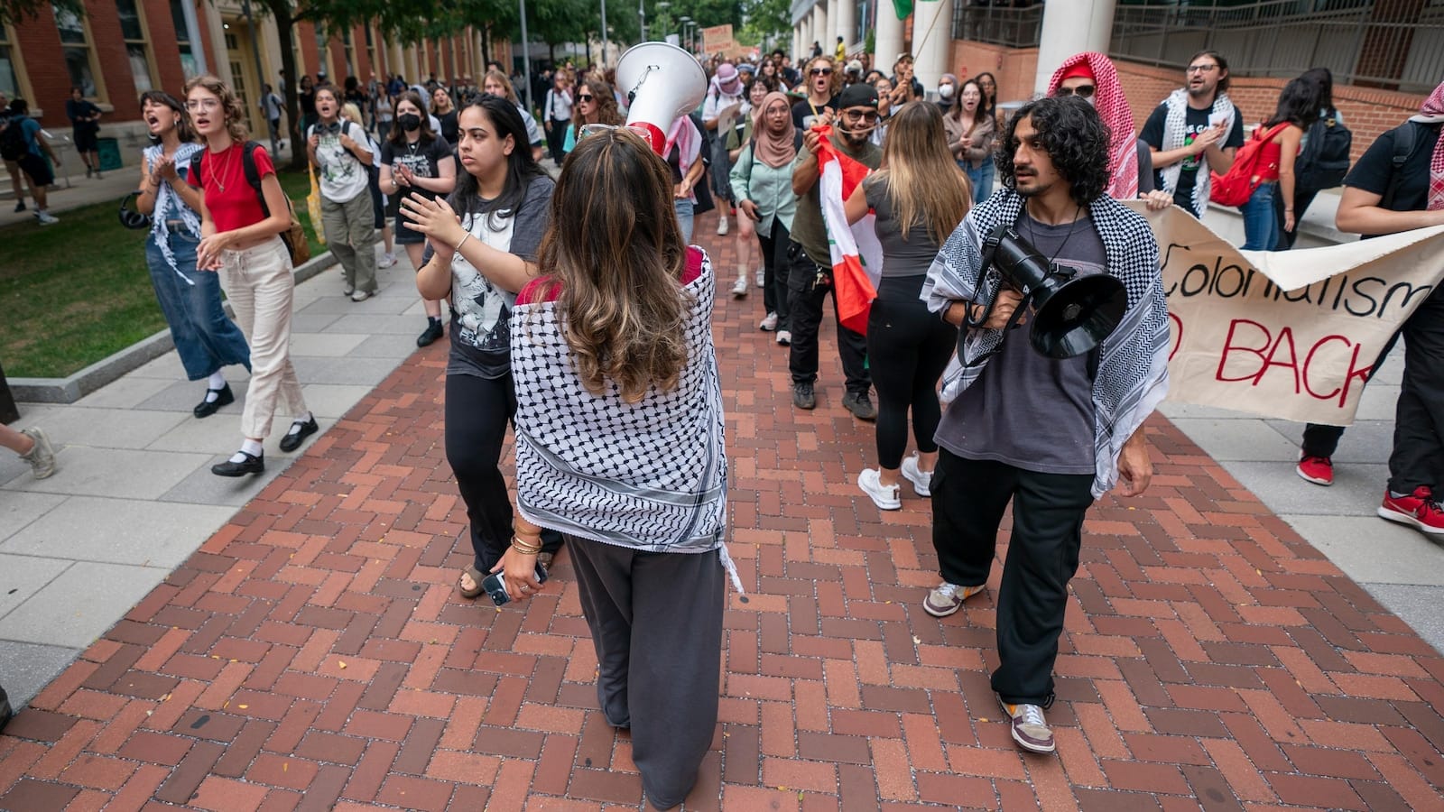 As US colleges raise the stakes for protests, activists are weighing new strategies