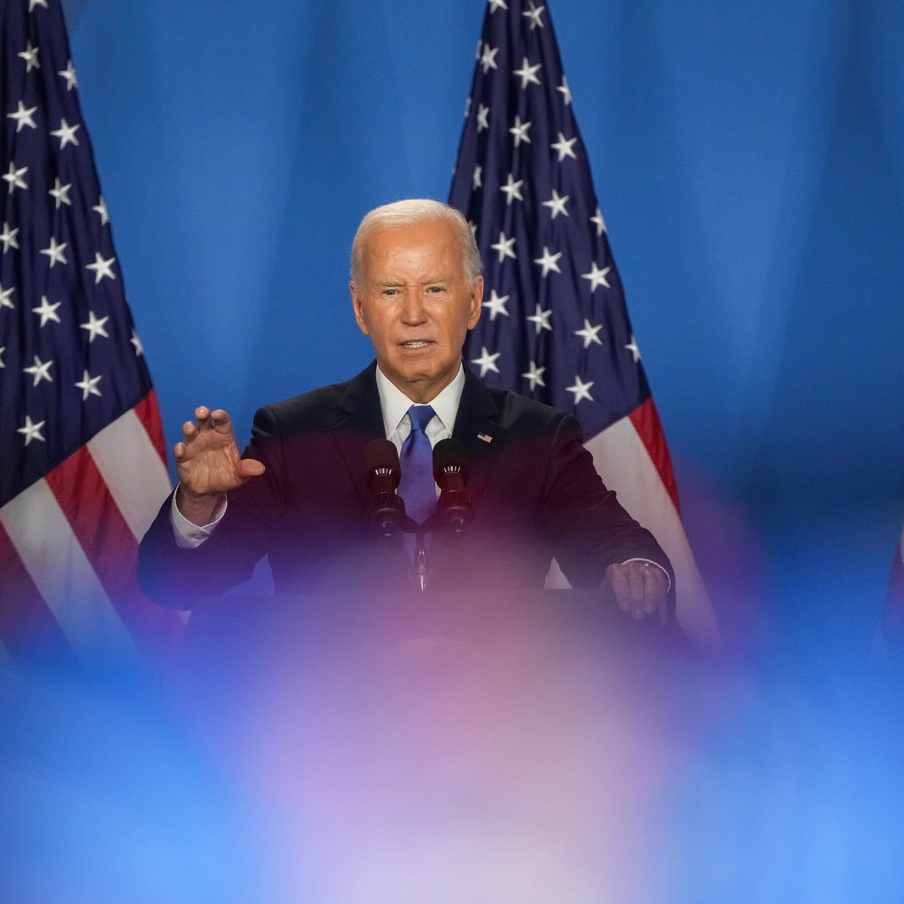 Biden Uses NATO Summit to Assail Trump on Foreign Policy