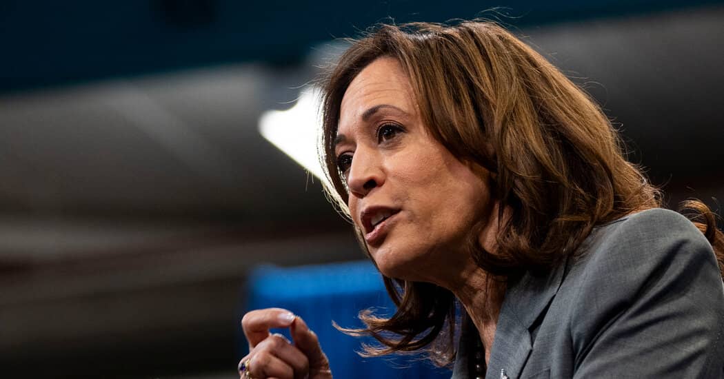 In Her Crisp Defense of Biden, Harris Builds a Case for Herself