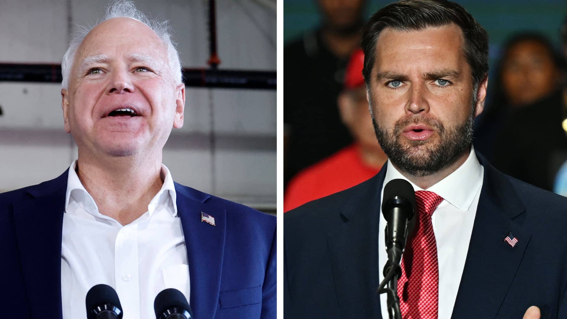 Tim Walz vs. JD Vance: What the 2024 presidential running mates could mean for your wallet