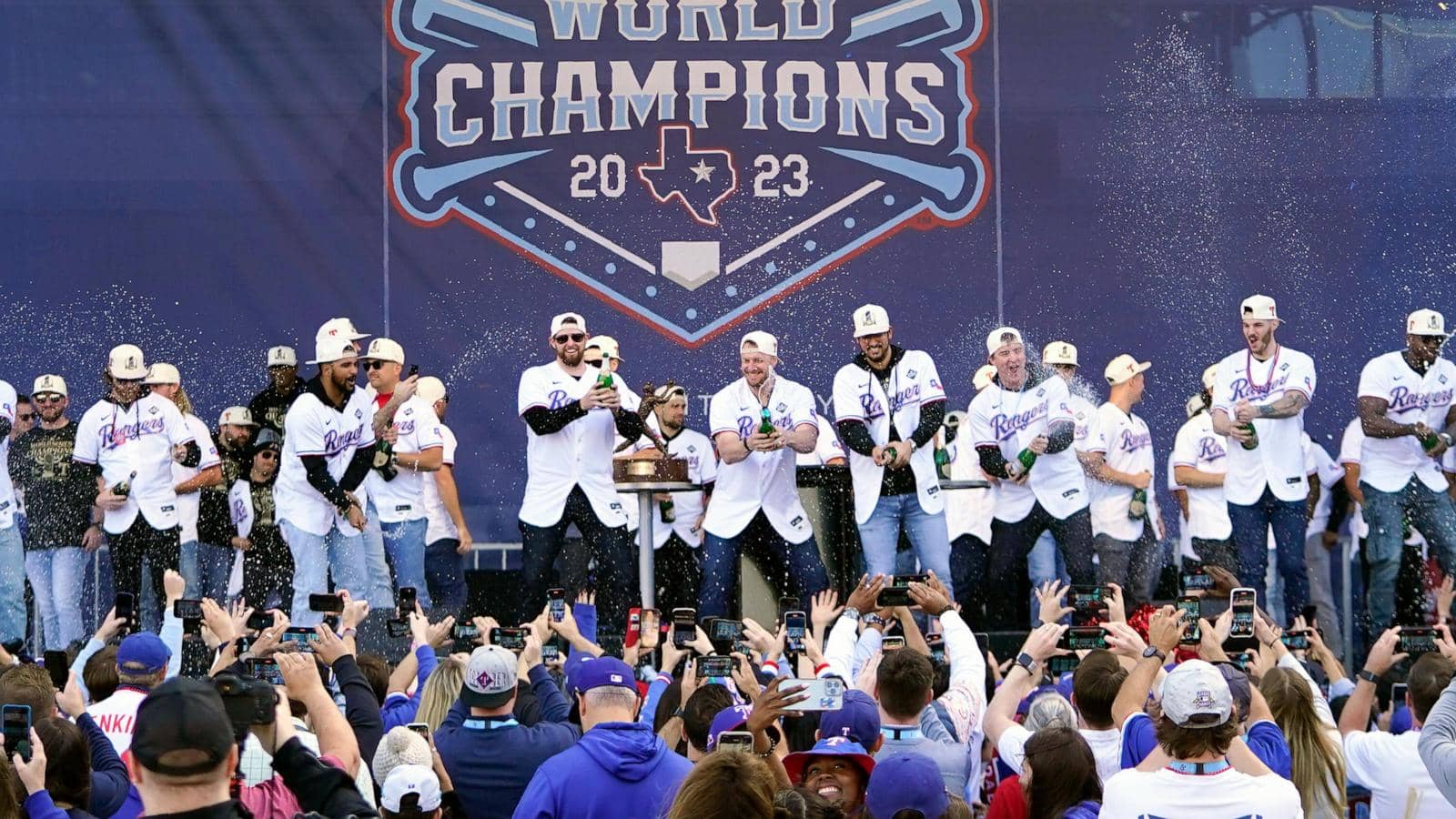 Biden is set to welcome the 2023 World Series champion Texas Rangers to the White House