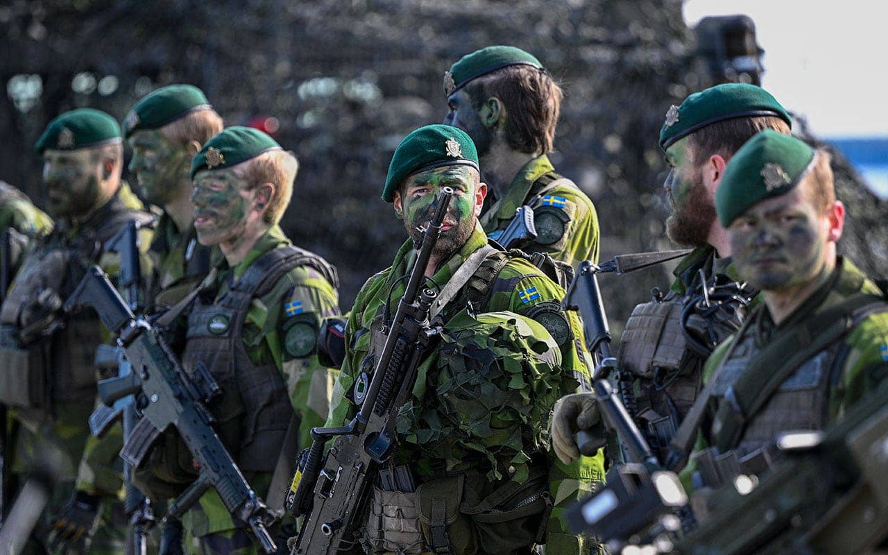 Sweden’s defense committee recommends B increase in country’s military budget by 2030