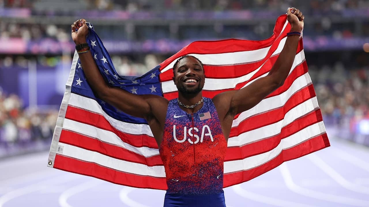 Noah Lyles shares motivational message after wild gold-medal victory: ‘Why not you!’