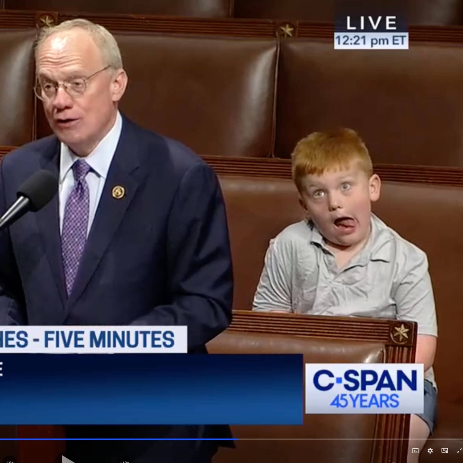 During Impassioned Defense of Trump, Congressman’s 6-Year-Old Steals the Spotlight