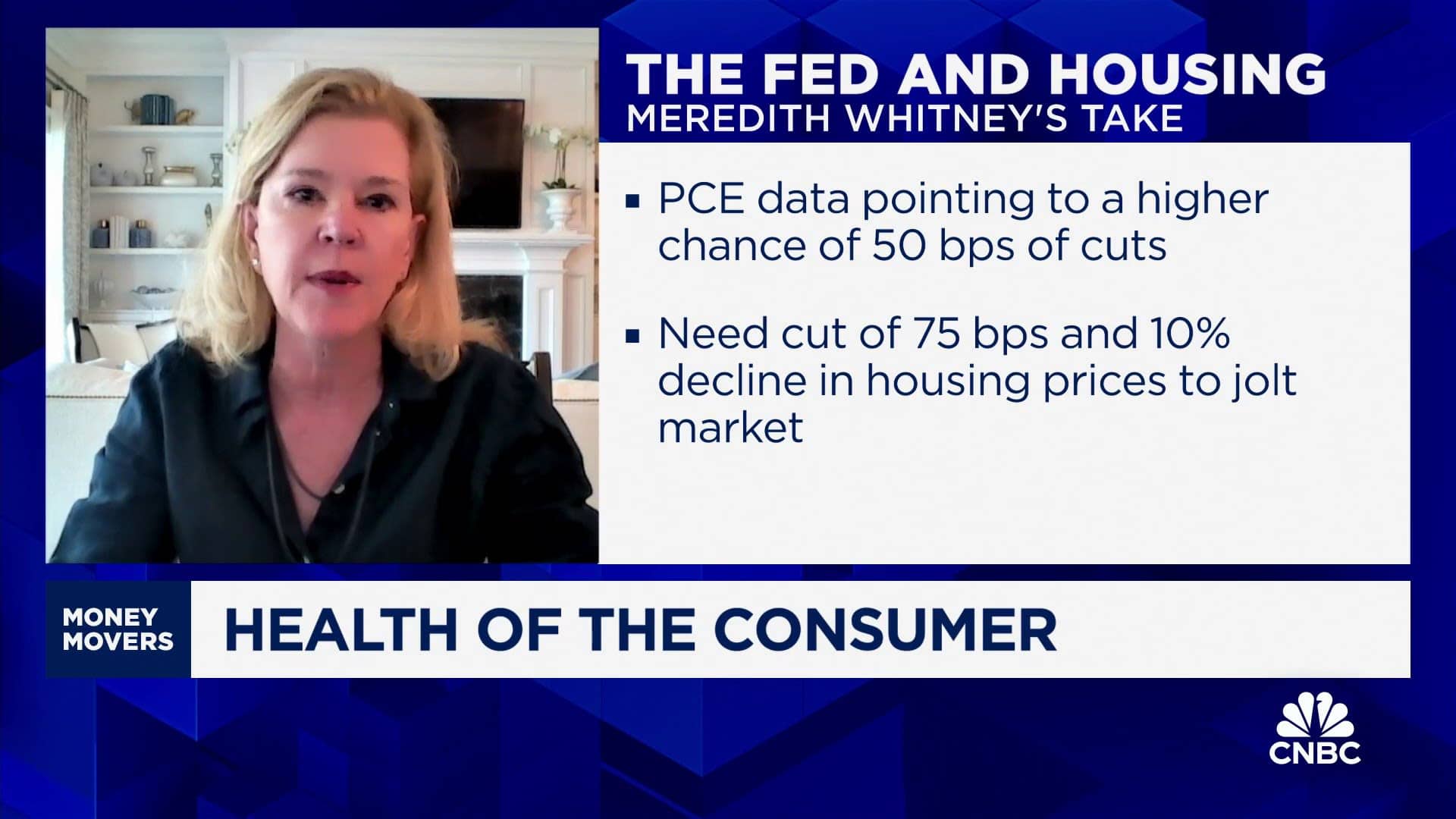 Consumers are struggling, home equity access can be resourceful, says Meredith Whitney